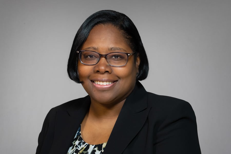 A headshot of Cecelia Valrie, Ph.D.