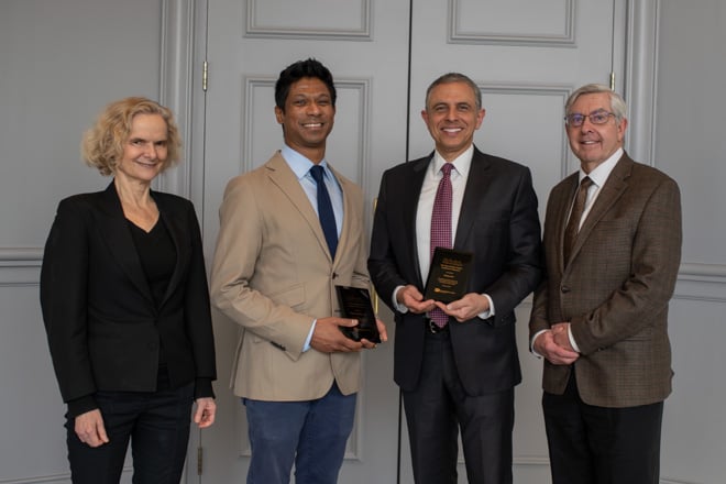 A group photo of the recipients of the 2024 HEAL Awards Excellence in Research award